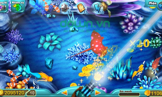 Chơi game bắn cá đổi thưởng tiện lợi trên điện thoại di động 1