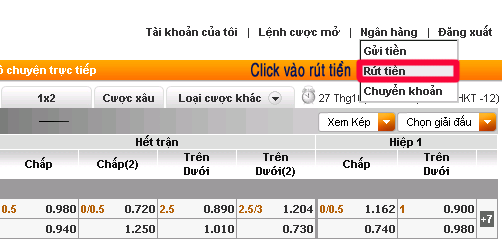 Rút Tiền 188Bet 4