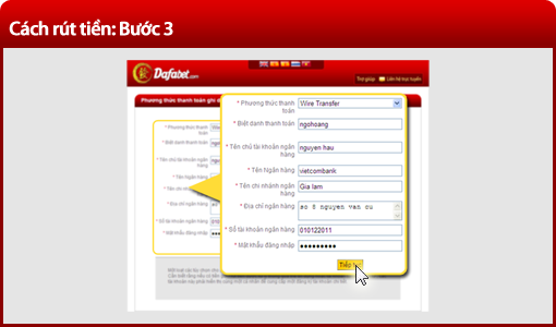 Rút tiền Dafabet 2